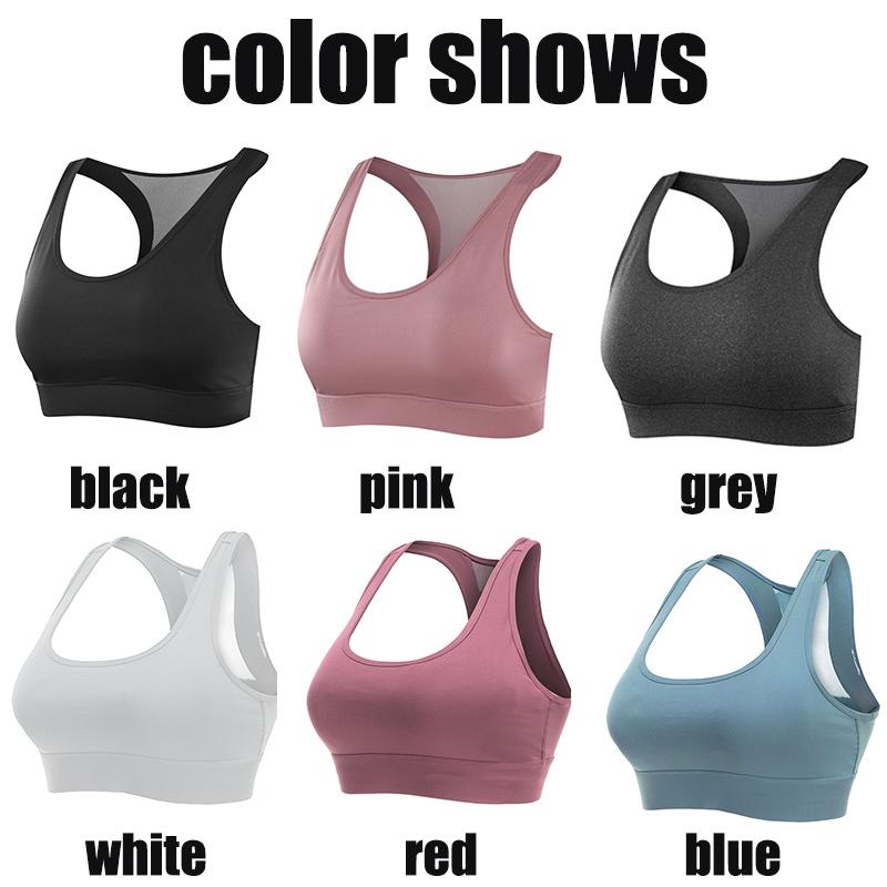 S-5XL Thể Thao Yoga, Áo Lót Tập Gym Nữ Áo Sơ Mi Lưới Thoáng Khí Áo Ngực Thể Thao Crop Lớn Nữ Push Up Yếm Gợi Cảm Thể Thao plus Kích Thước