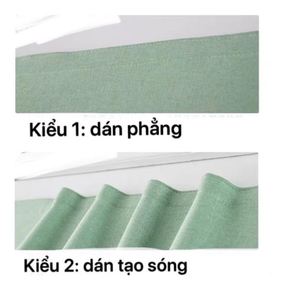 Rèm dán cửa không cần thanh treo