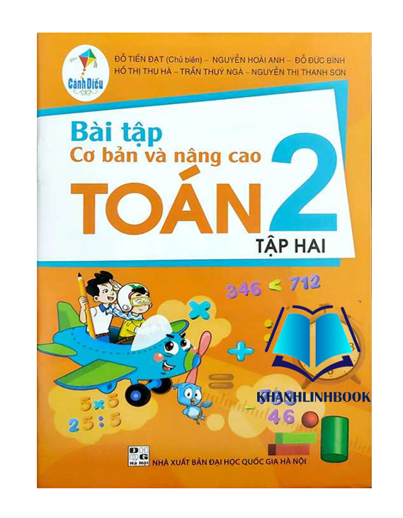 Sách - Combo Bài tập cơ bản và nâng cao Toán 2 tập 1 + 2