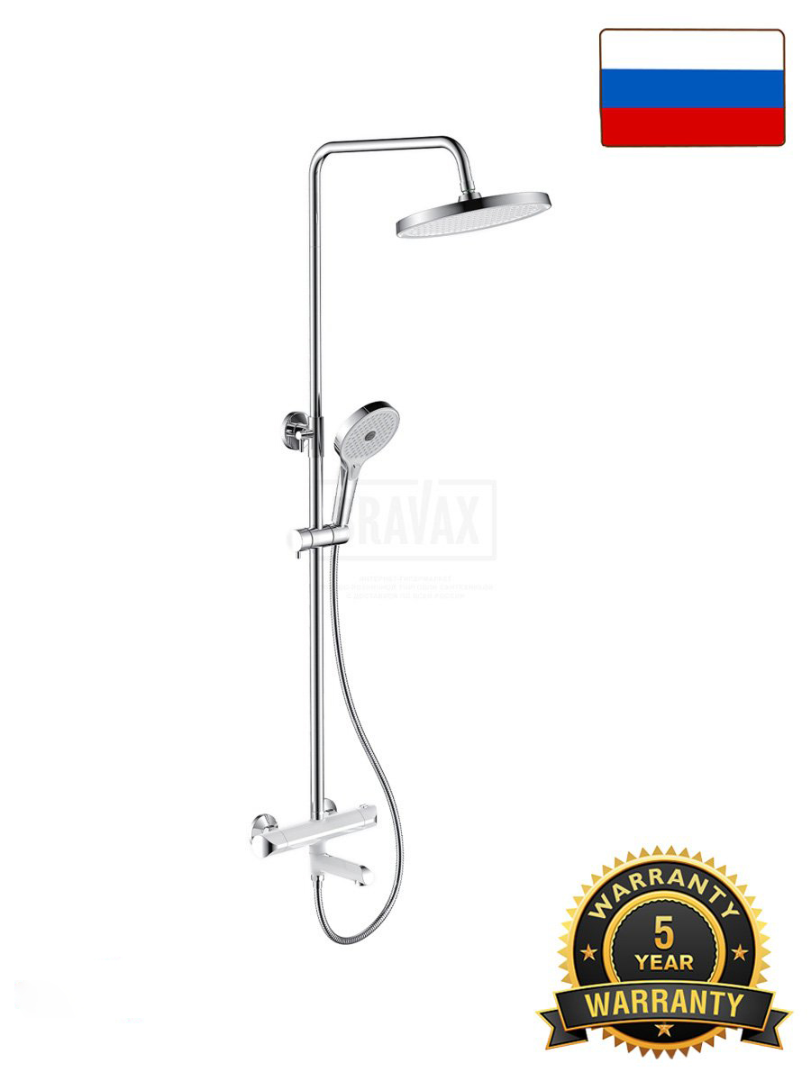 Sen cây tắm Khóa Nhiệt Độ Phủ Sứ Gappo G2403-58 chính hãng Nga Nhập Khẩu