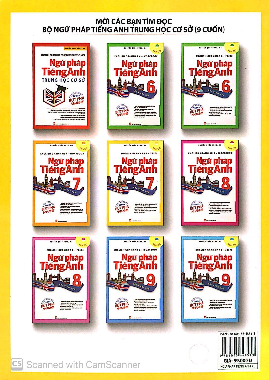 English Grammar - Ngữ Pháp Tiếng Anh 7 (Bài Kiểm Tra)