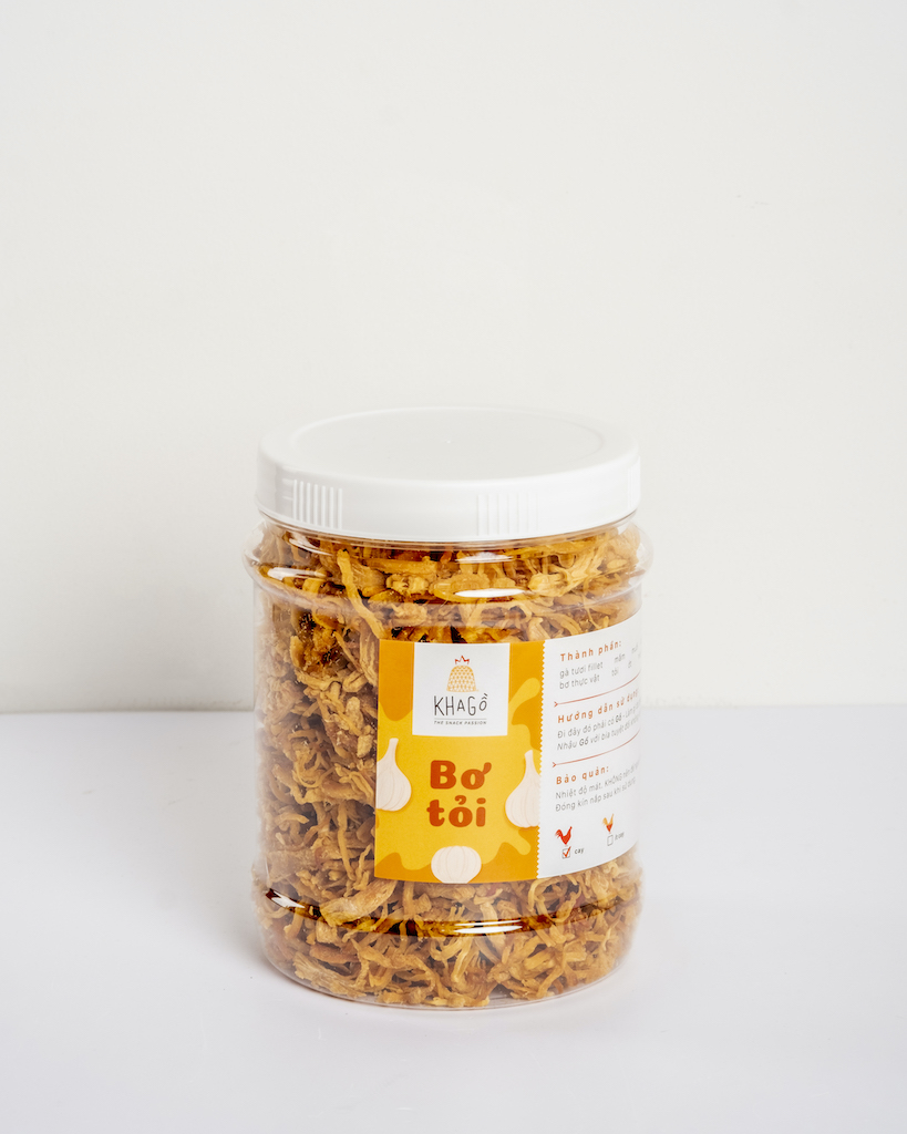 KHÔ GÀ BƠ TỎI 300gr | KHA GỒ | Ăn Vặt Văn Phòng, Du Lịch, Tết, Sài Gòn Ngon