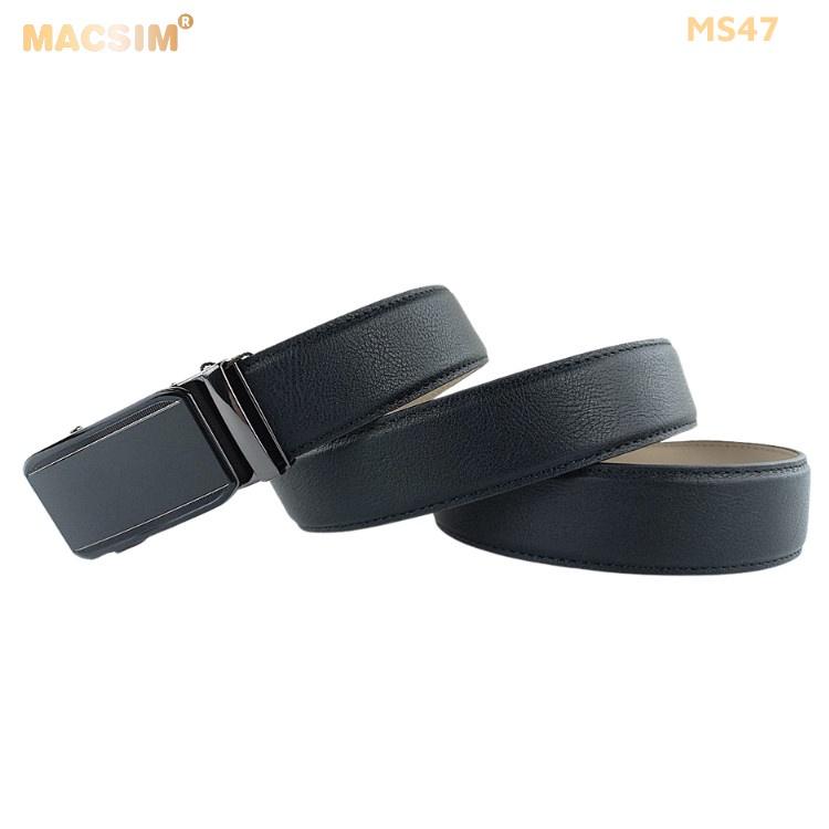 Thắt lưng nam -Dây nịt nam da thật cao cấp nhãn hiệu Macsim MS47