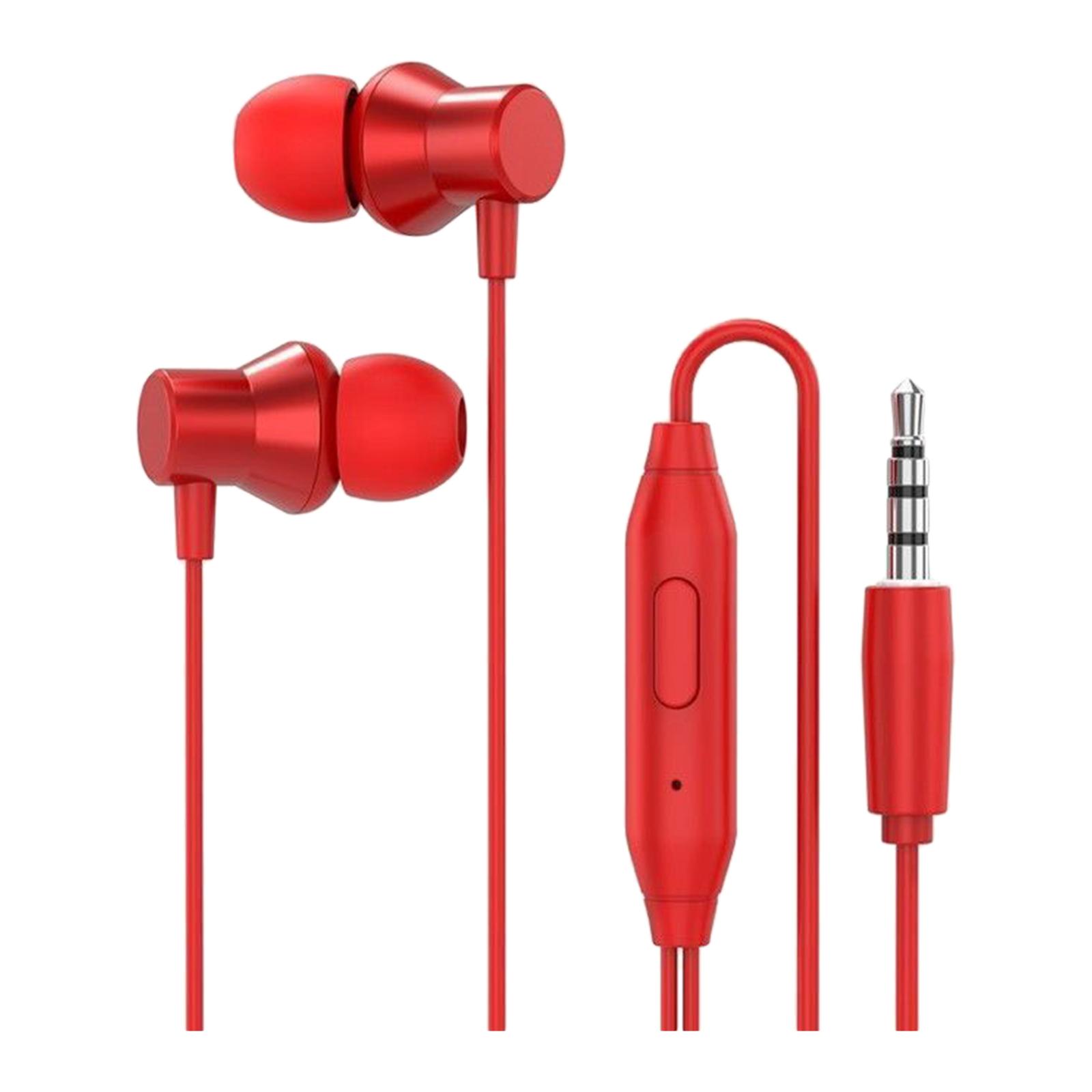Earphones in-Ear Headphones with Microphone, Headset Stereo Sound Noise Isolating Free,3.5mm Wired Earbuds for iOS and Android Smartphones