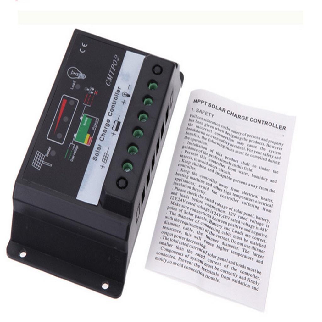 10A-30A 12V 24V Auto Switch Solar Panel Battery Regulator Charge Controller