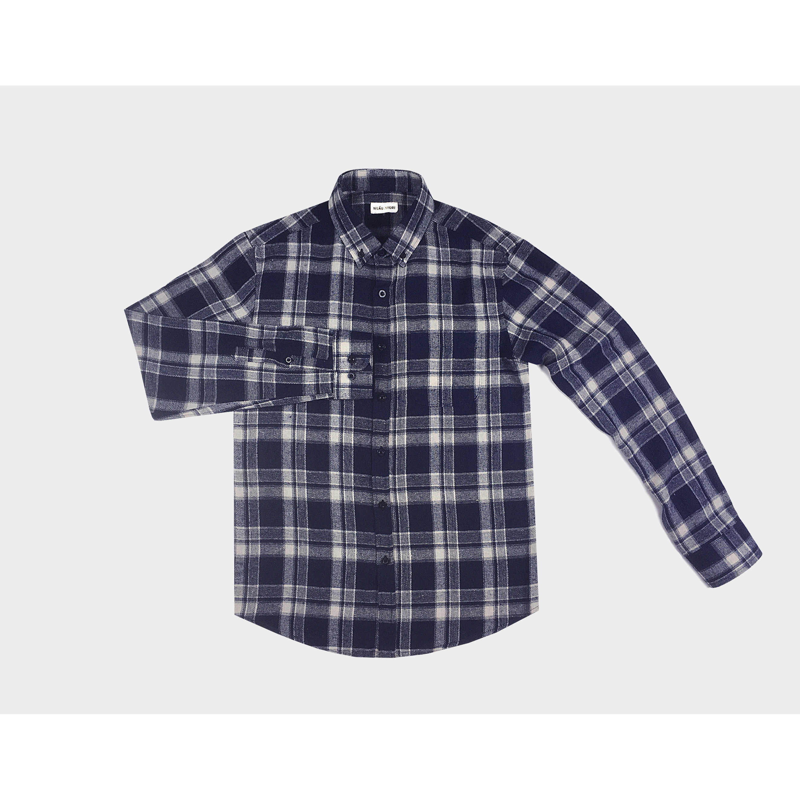 Áo sơ mi nam cotton mềm kẻ caro cao cấp CHECKED SHIRTS