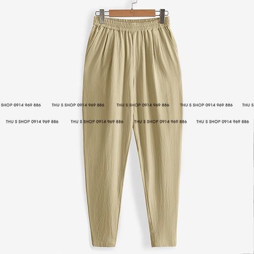 Quần Baggy Nữ Nhiều Màu Ống Rộng Chất Đũi Thái Mát mặc nhà đi chơi du lịch siêu xinh