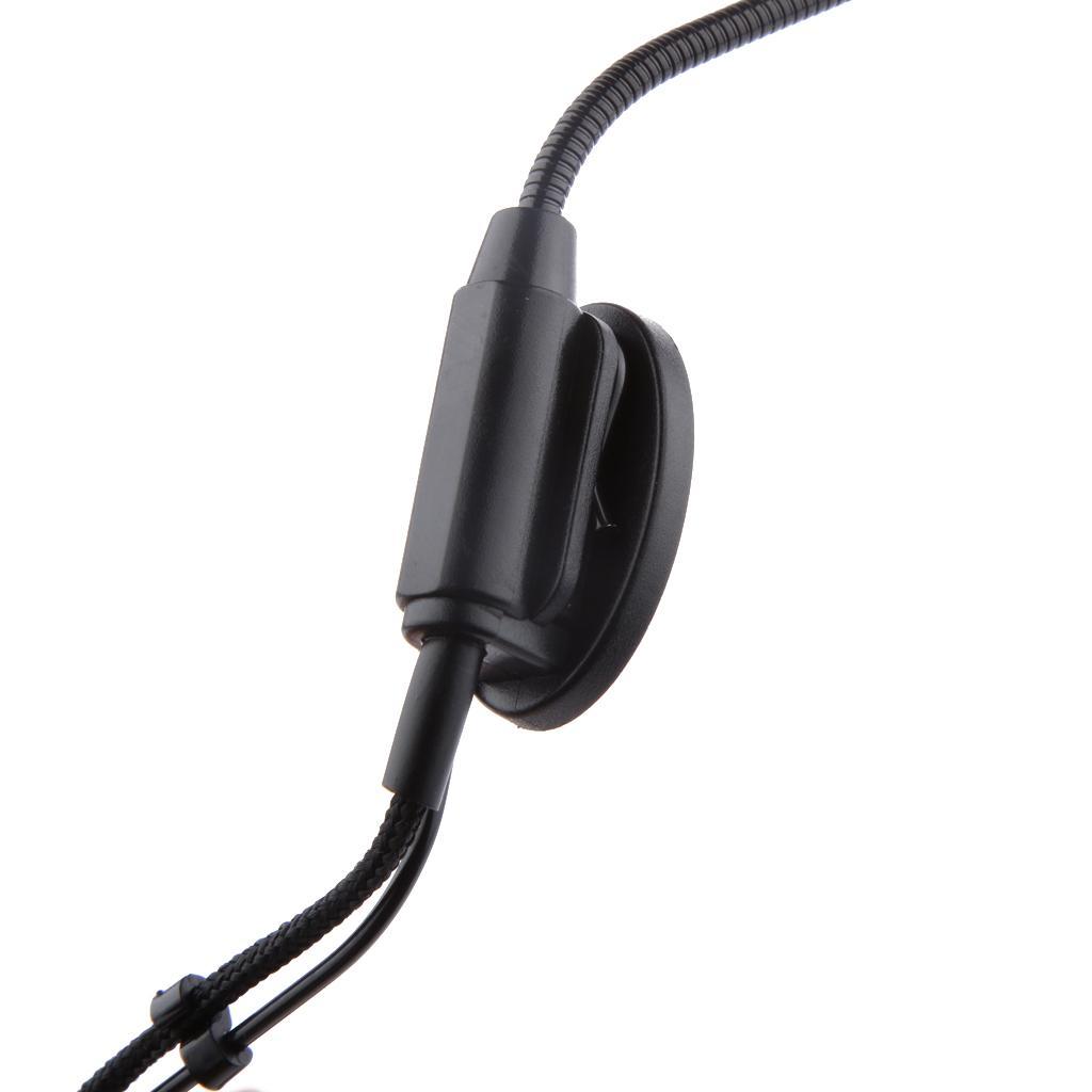 Back Electret Unidirectional Headworn Microphone with Bending Type Plug