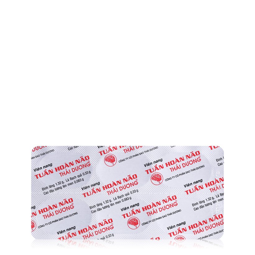 Thực phẩm bảo vệ sức khỏe VIÊN NANG TUẦN HOÀN NÃO THÁI DƯƠNG