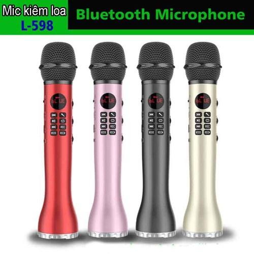 Microphone karaoke kèm loa L-598