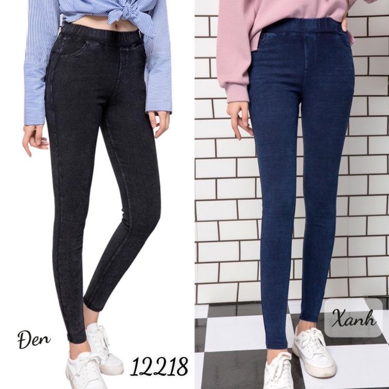 12218 - 12215 Quần BIG SIZE skinny lung thun