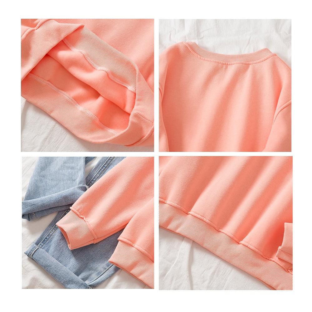 Kawaii Hình Hoạt Hình Áo Nữ 90 Ulzzang Áo Hoodie Dành Cho Cặp Đôi Mùa Đông, Thời Trang Nữ Chui Đầu Dạo Phố Kpop Quần Áo