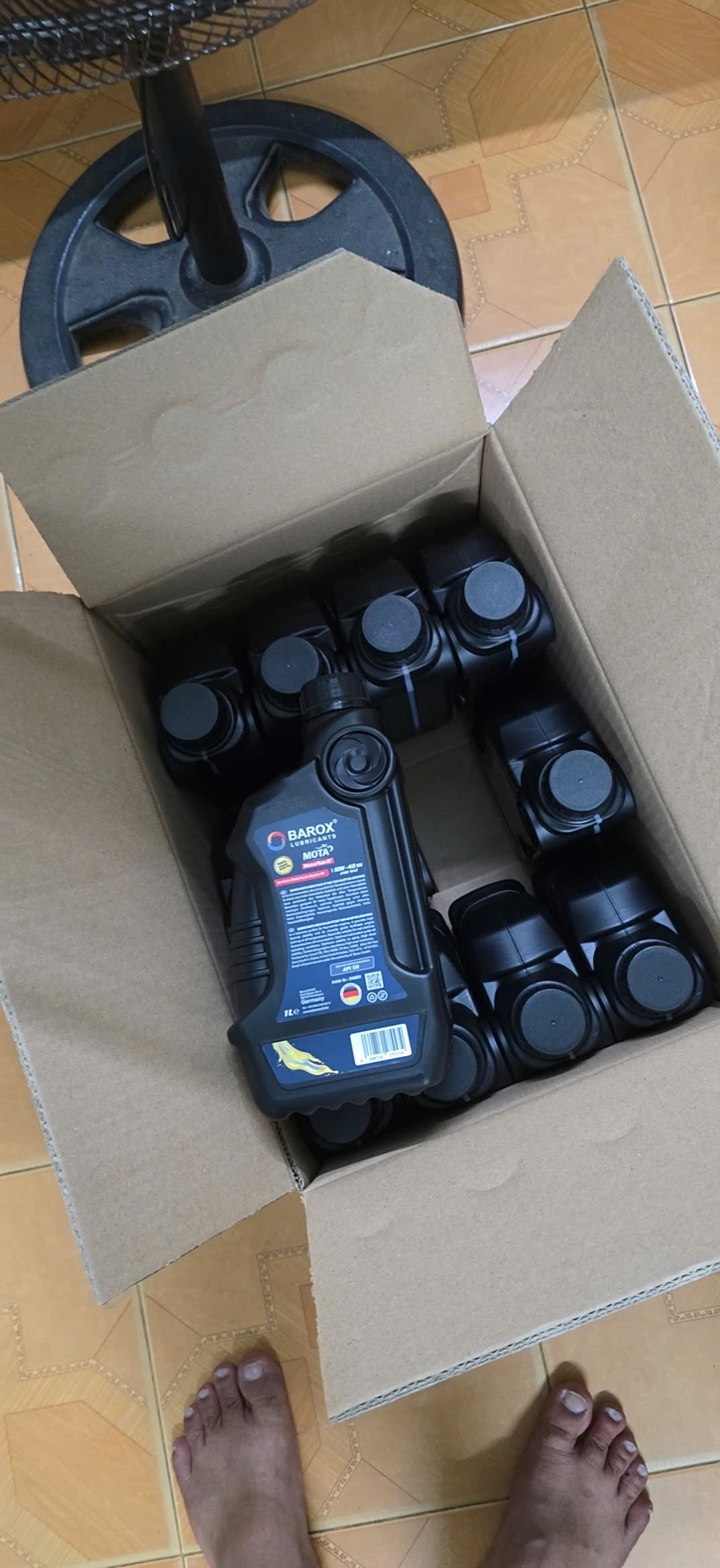 Nhớt Barox Mota 10W40 Full Tổng Hợp 1 lít