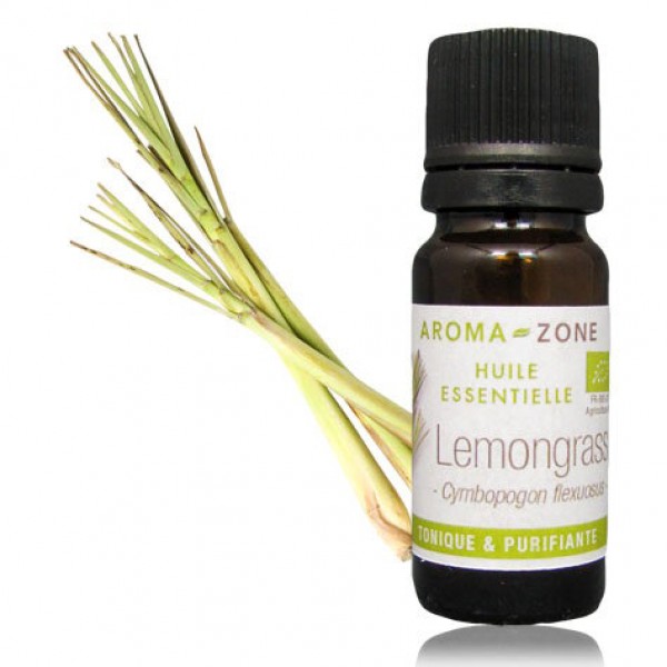 Tinh Dầu Sả Chanh Aroma Zone - Essential Oil Lemongrass Organic 10ml