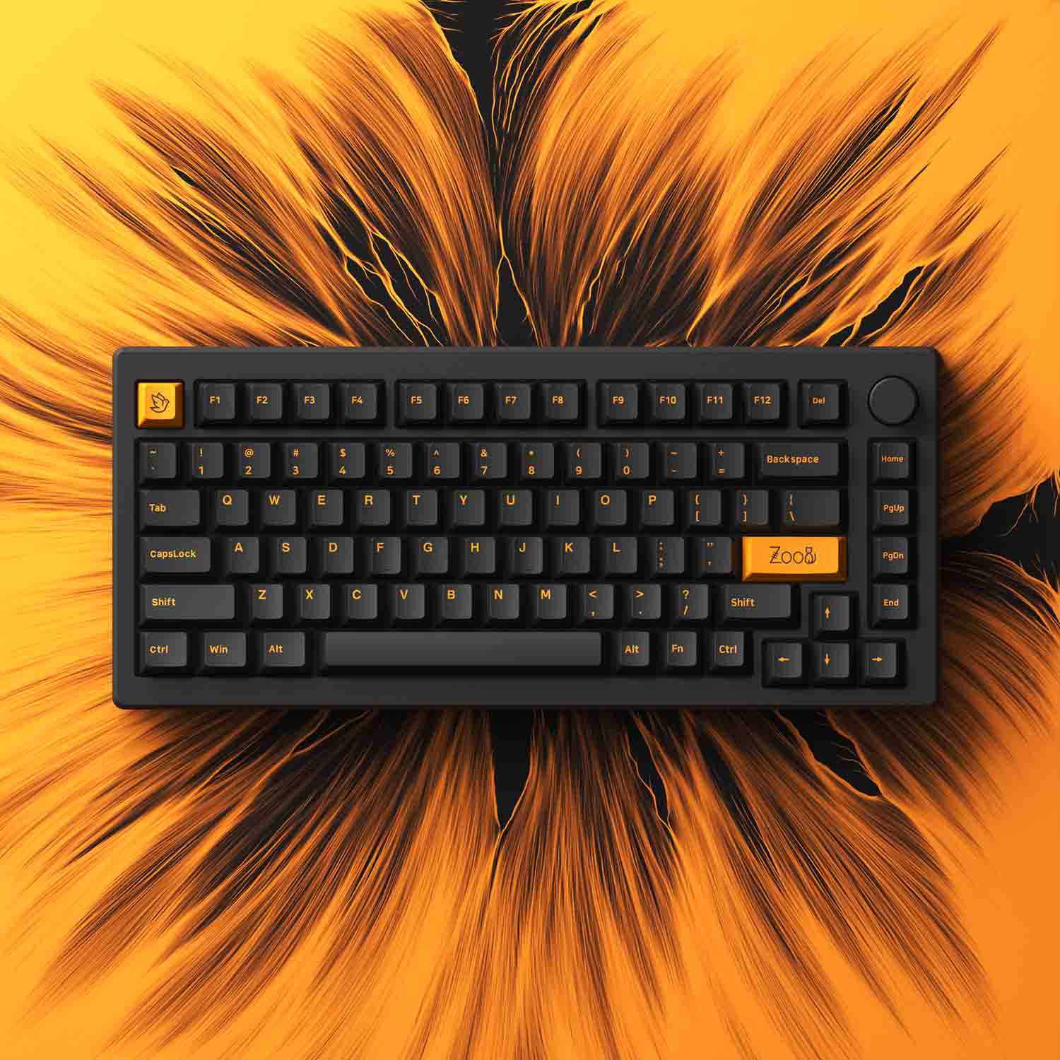 Bàn phím AKKO MOD007 PC Orange on Black