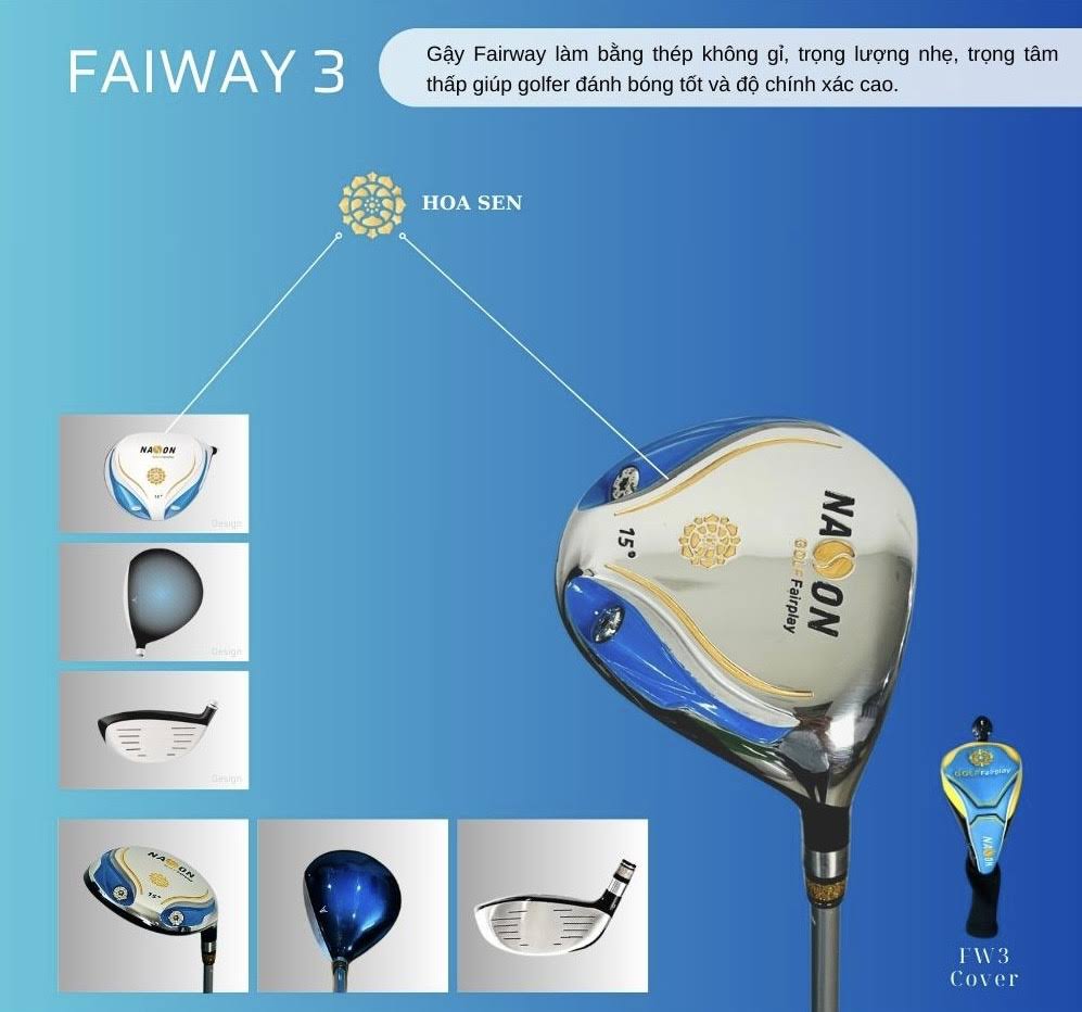 Gậy Fairway 3 - Fairplay chính hãng | Nason Golf