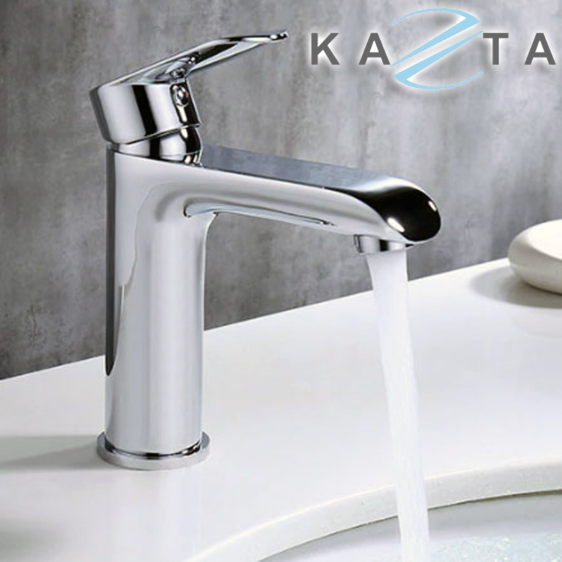 Vòi Lavabo Nóng Lạnh KAZTA KZ-K104 Đồng Thau Cao Cấp Nước Mạnh Độ Bền Cao