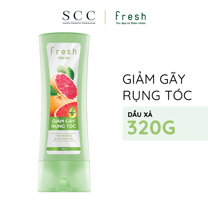 Dầu xả Fresh giảm gảy rụng tóc- Tinh dầu Bưởi, 320g