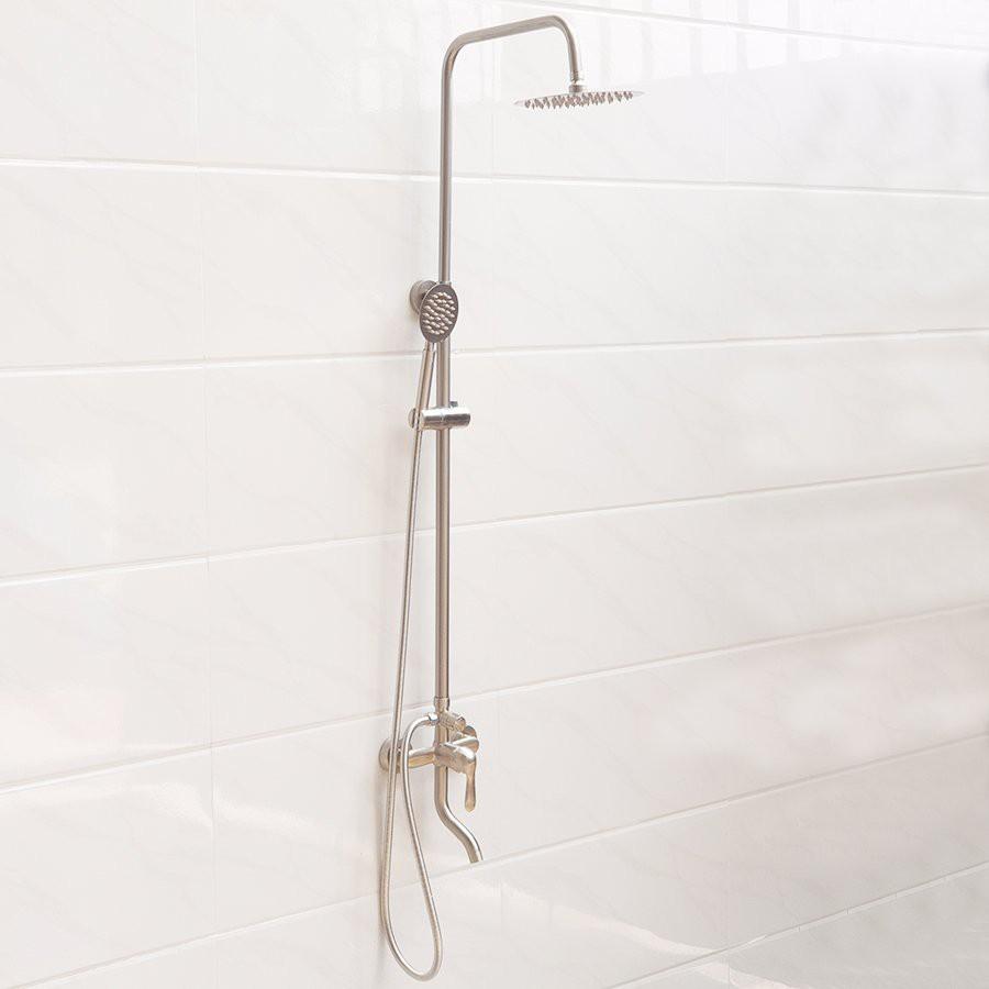 Cây sen nóng lạnh, chất liệu Đồng mạ Niken, giá xả kho siêu khuyến mại KN-S01 (Trắng vàng)