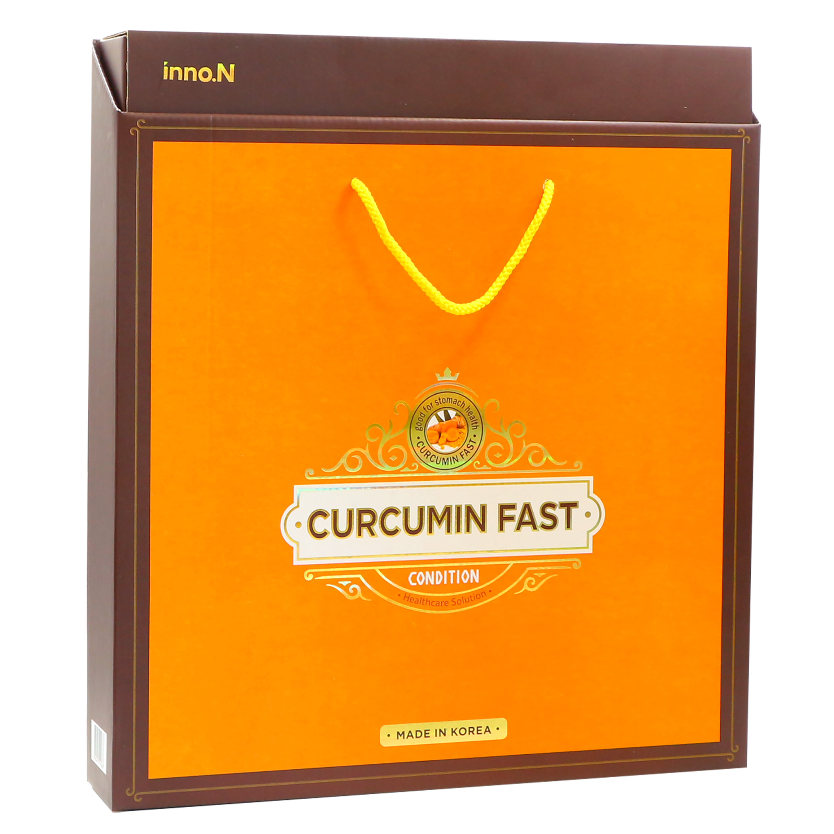 Set quà tặng 10 chai nước tinh nghệ Curcumin Fast hỗ trợ bảo vệ và tăng cường chức năng dạ dày 100ml