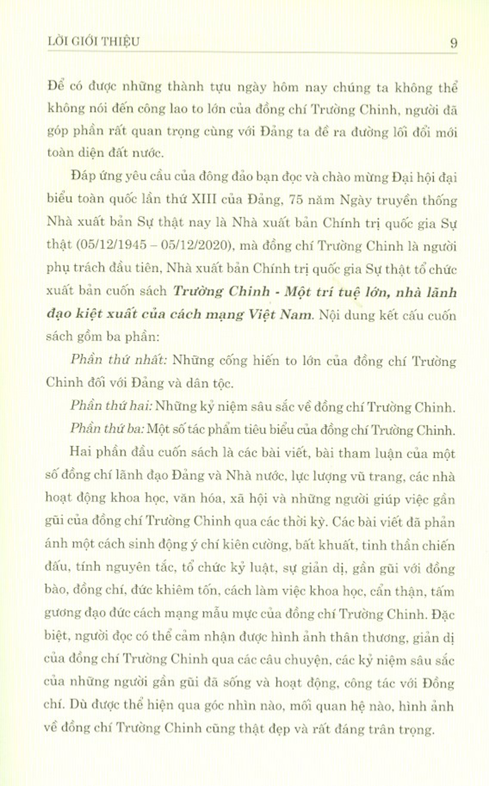 Trường Chinh - Một Trí Tuệ Lớn, Nhà Lãnh Đạo Kiệt Xuất Của Cách Mạng Việt Nam