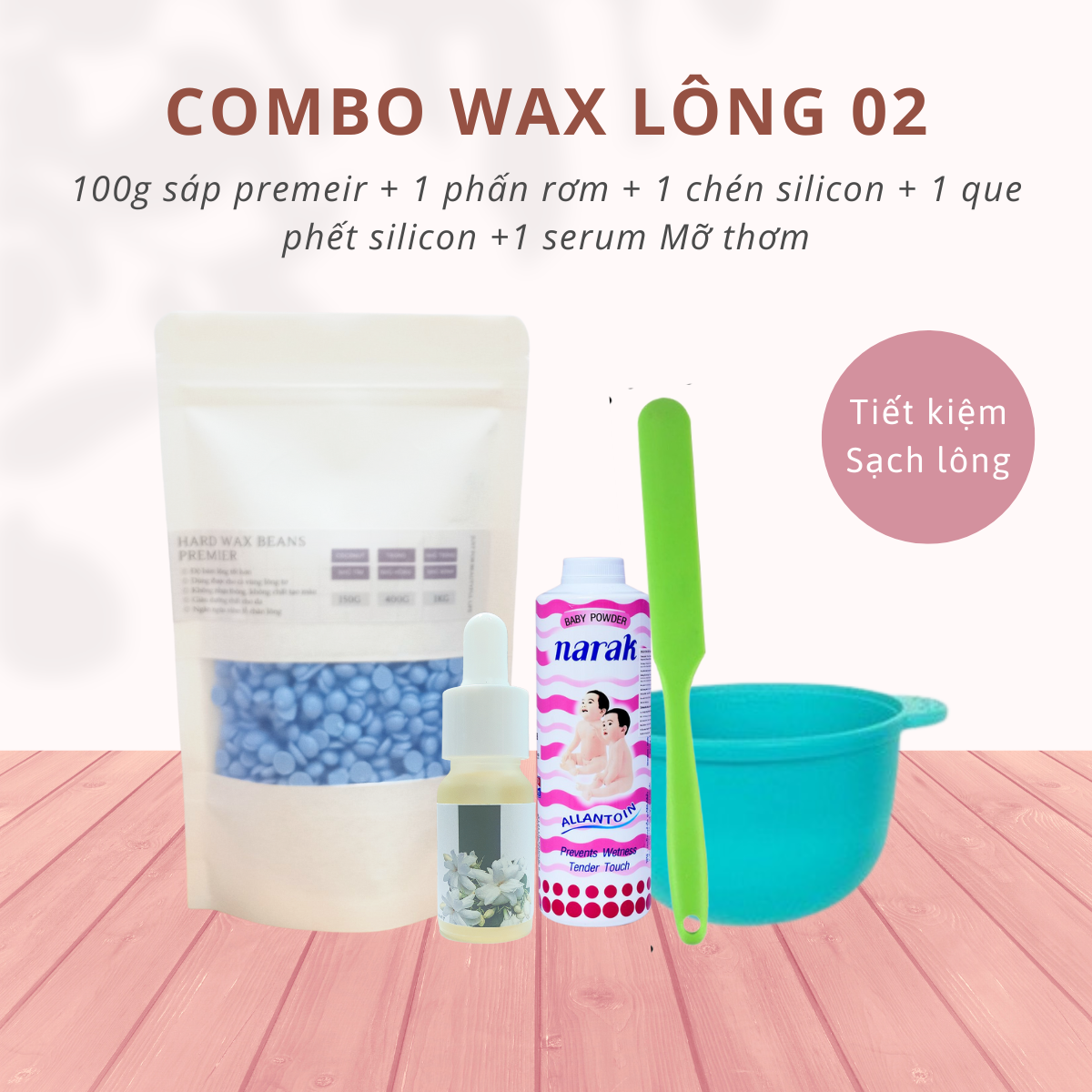 Combo Wax Lông 02 Tiết Kiệm - Sạch Lông Full Beauty