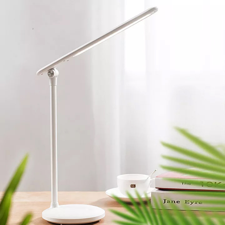 Đèn bàn LED 5W, Đèn làm việc, Cảm ứng 3 chế độ ánh sáng, Đèn tích điện