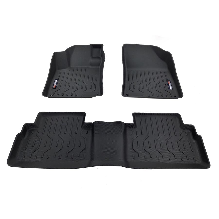 Thảm lót sàn xe ô tô KIA sportage 2018 - nay chất liệu TPV thương hiệu Macsim màu đen