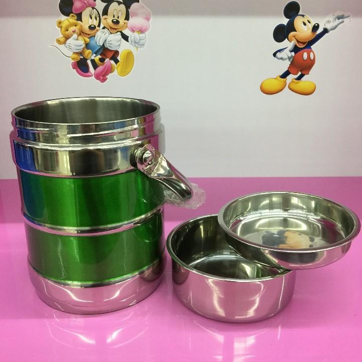 Cặp lồng inox 1,4l 3 ngăn hàng xịn