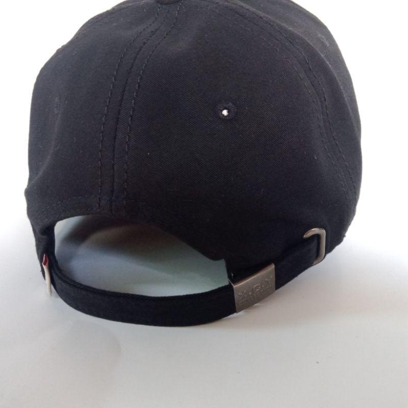 Mũ Lưỡi Trai Màu Đen Chất Kaki Mềm Phù Hợp Cho Nam Nữ Họa Tiết Thêu