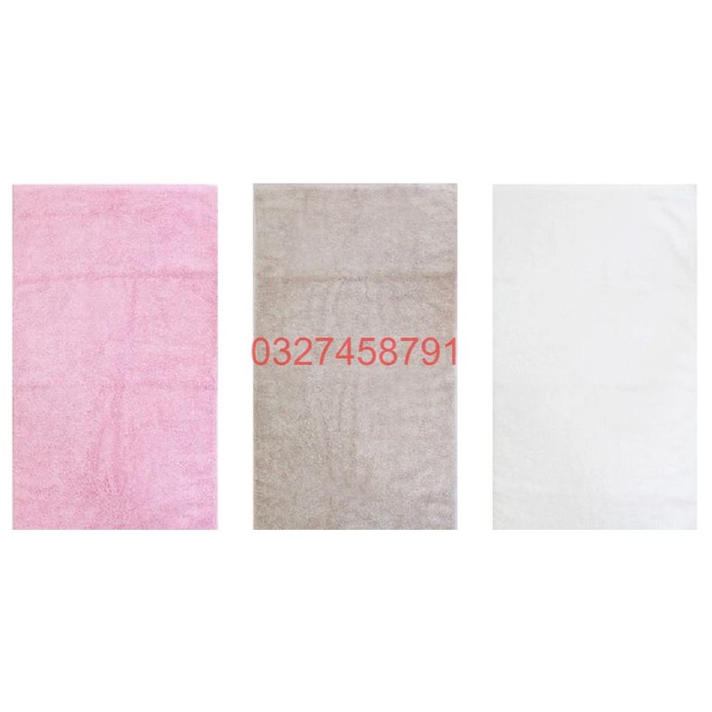 SET 4 KHĂN TẮM COTTON XUẤT HÀN PREMIUM HOTEL TOWEL SIÊU DÀY MỊN - KT 35X80CM