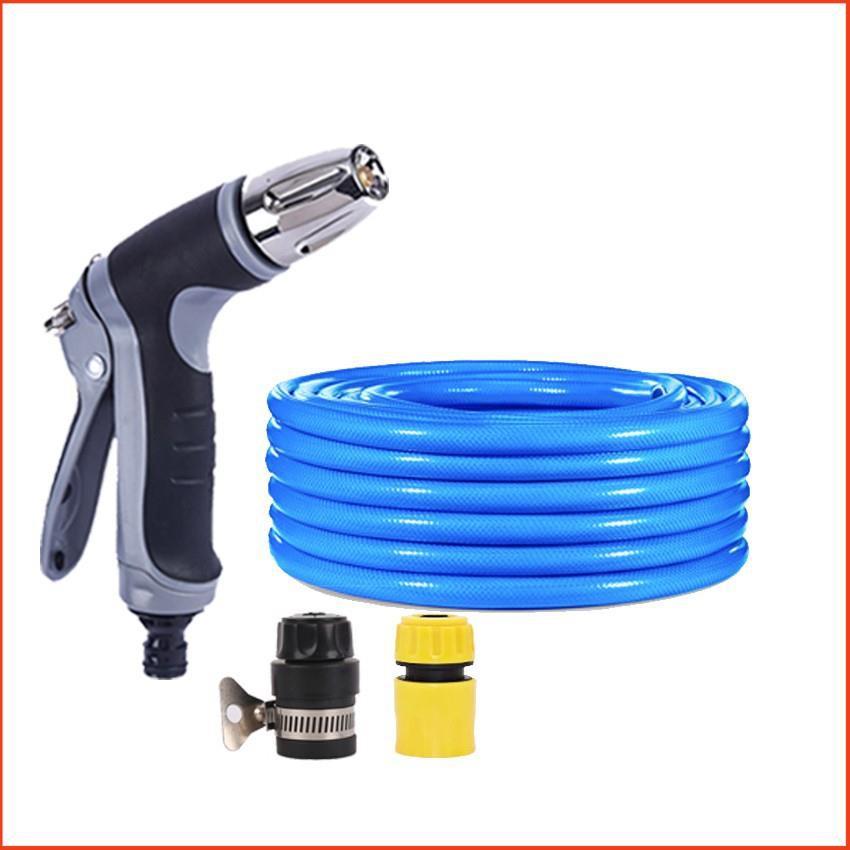 Bộ dây và vòi xịt tăng áp rửa xe tưới cây 3-5M 206817