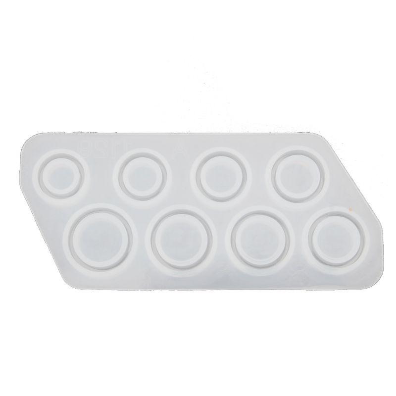 Khuôn Resin Bằng Silicon Có 8 Ô Tròn Tiện Lợi