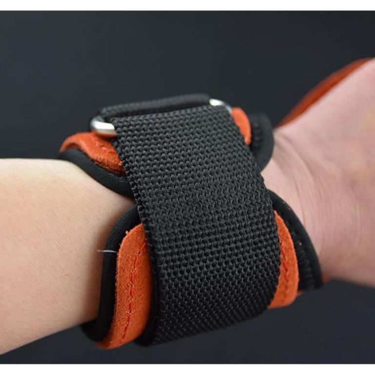 Găng Tay Tập Gym - Dây Kéo Lưng - Strap da bò