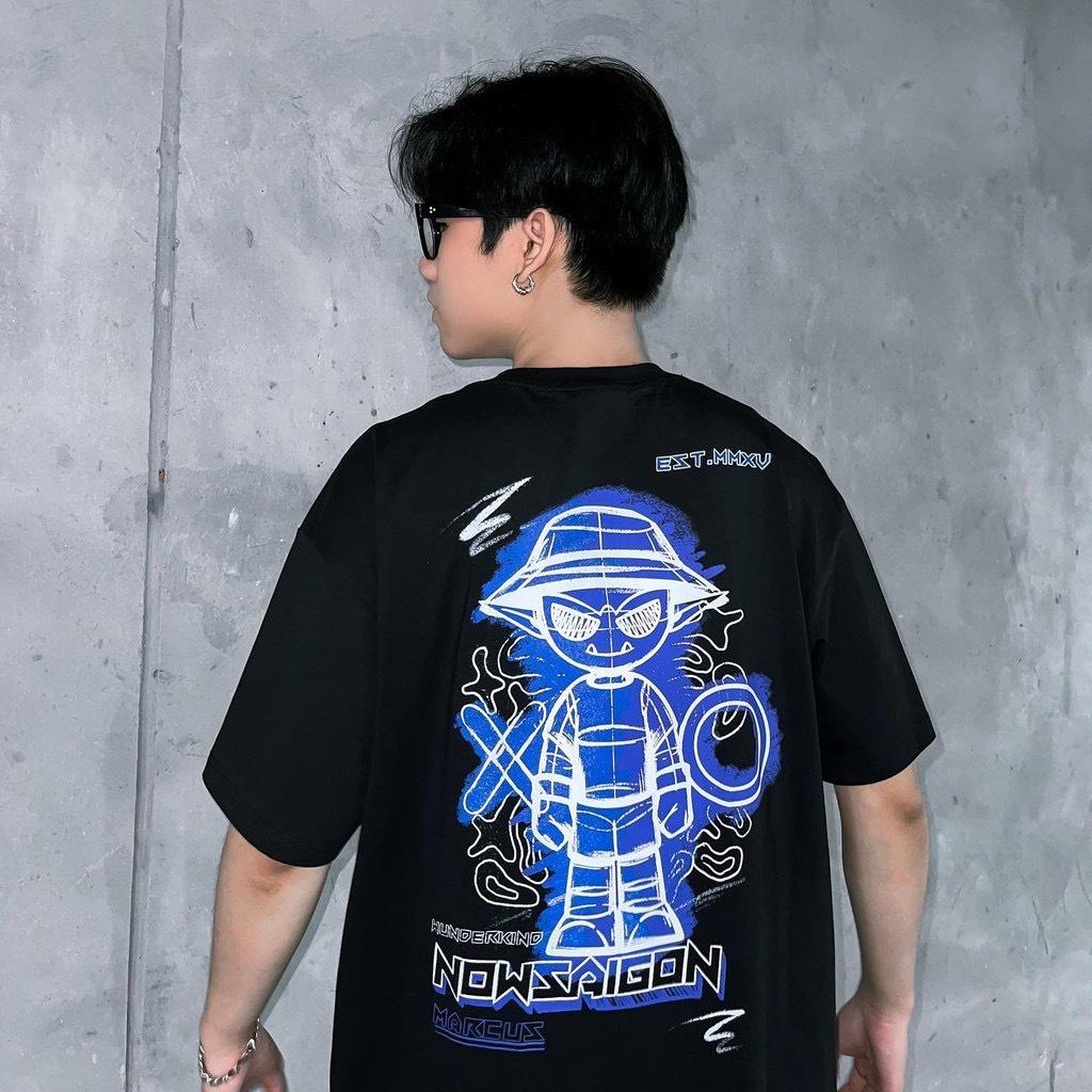 Áo thun unisex tay lỡ NOW SAIGON MARCUS WUNDERKIND TEE || Hany shop