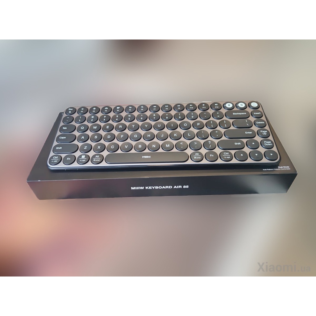 Bàn phím không dây mini 2 chế độ kết nối bluetooth hoặc USB MIIIW keyboard air 85 MWXKT01 - Hàng nhập khẩu