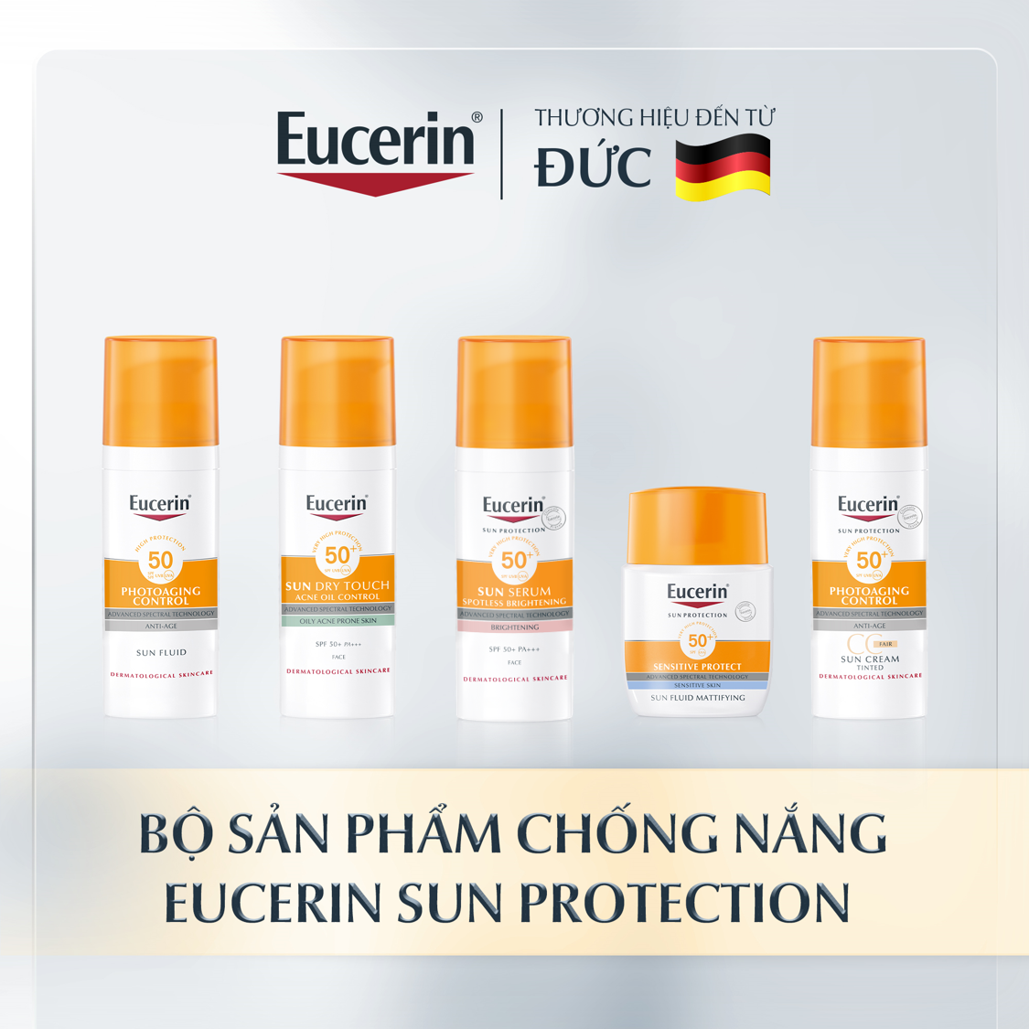 Tinh chất chống nắng giảm thâm nám Eucerin Spotless Brightening Serum SPF50+ 50ml