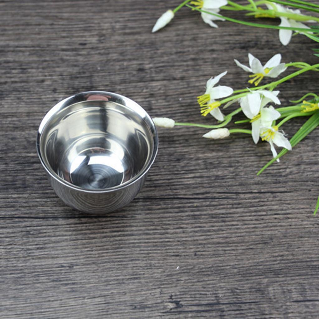 10X Stainless Steel Coffee Mug Double Wall Espresso Cup Office Home