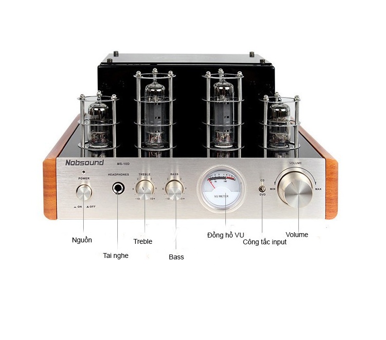 Amplifier Đèn Mini Nobsound MS-10D Cao Cấp - Hàng Nhập Khẩu