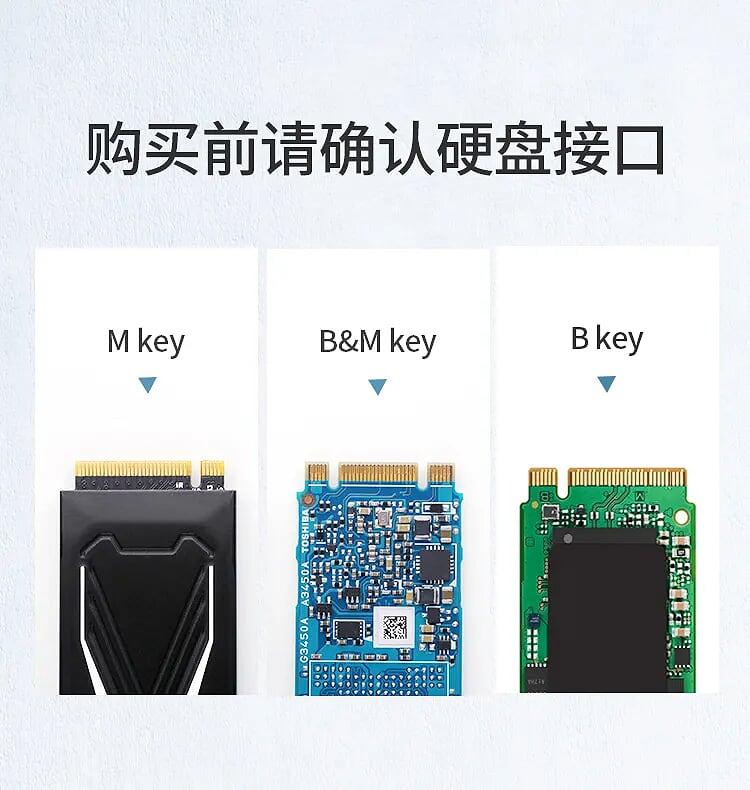 Ugreen UG60355CM238TK 6Gbps M.2 B-key SSD NGFF hộp box cổng Type C hoặc USB 3.0 màu xám đen - HÀNG CHÍNH HÃNG