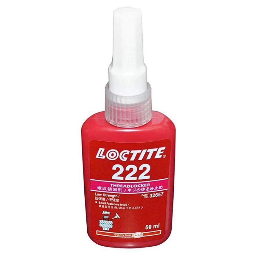 Keo Loctite khóa ren 222 cho bulông, ốc vít - chai 50ml