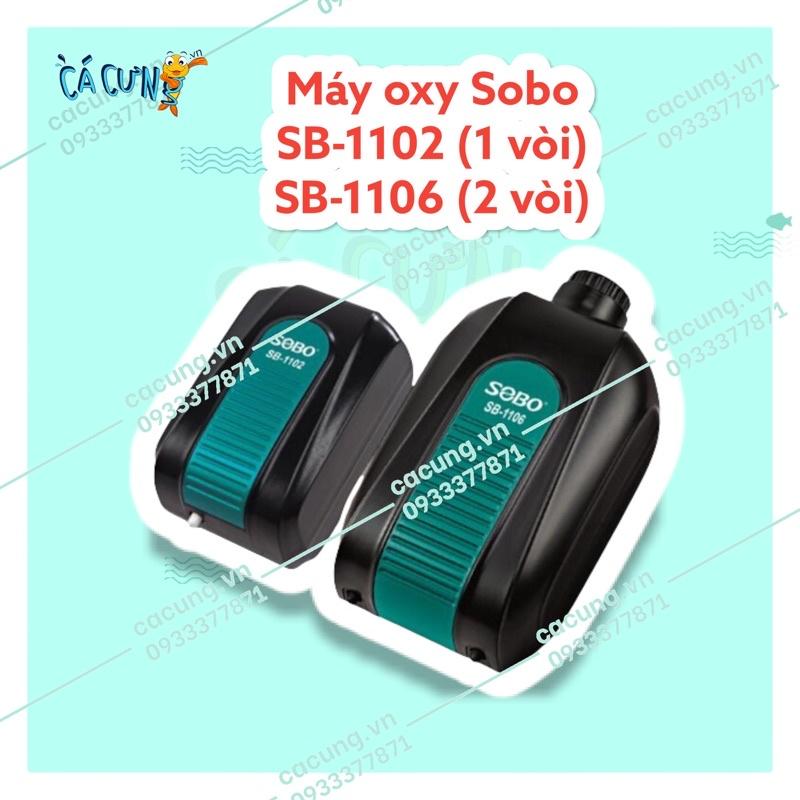 MÁY SỦI OXY SOBO SB-1102 SB-1106 SIÊU ÊM CHO BỂ CÁ