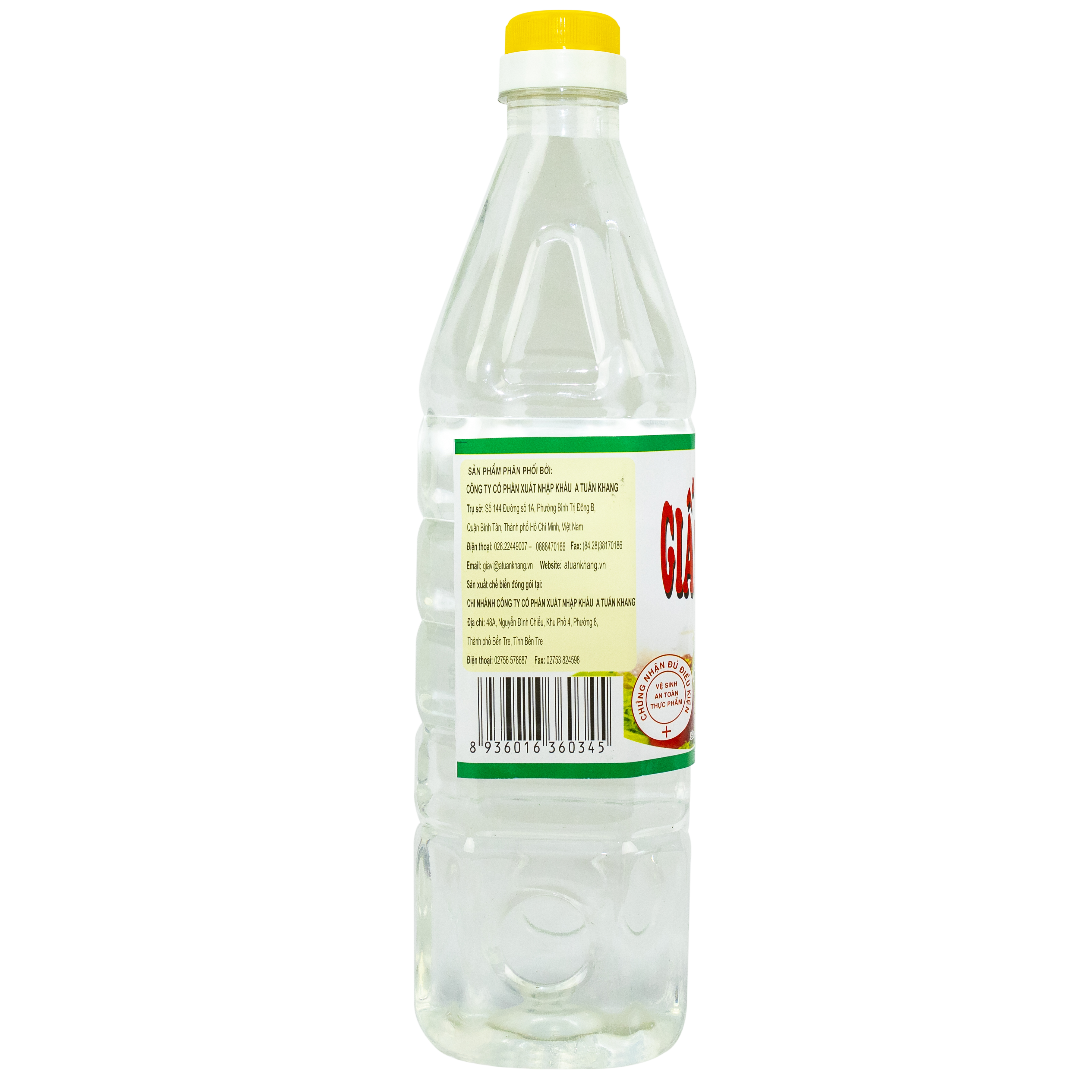 Giấm Tinh Luyện A Tuấn Khang (900ml)