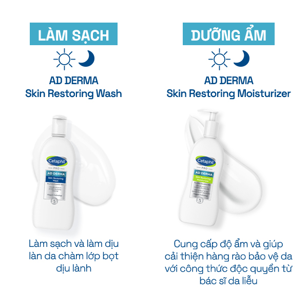 Sữa dưỡng ẩm dịu lành cho viêm da cơ địa CETAPHIL PRO AD DERMA SKIN RESTORING MOISTURIZER 145ml