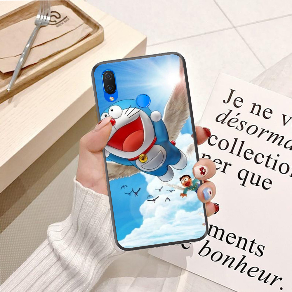 Ốp lưng điện thoại Huawei Nova 3i viền silicon dẻo TPU  hình Doremon Phiêu Lưu - Hàng chính hãng