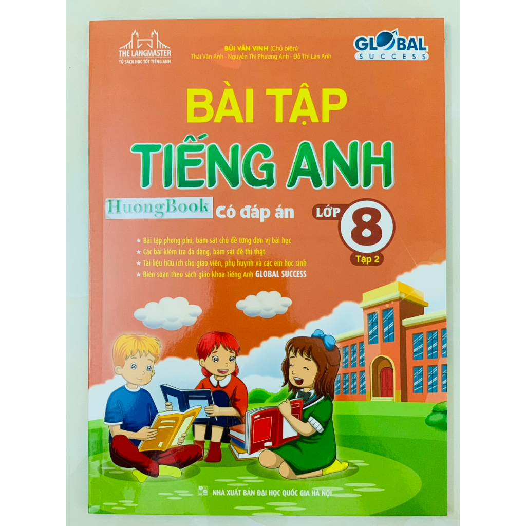 Sách - Bài tập tiếng anh lớp 8 tập 2 GLOBAL SUCCESS (có đáp án) ( MT )