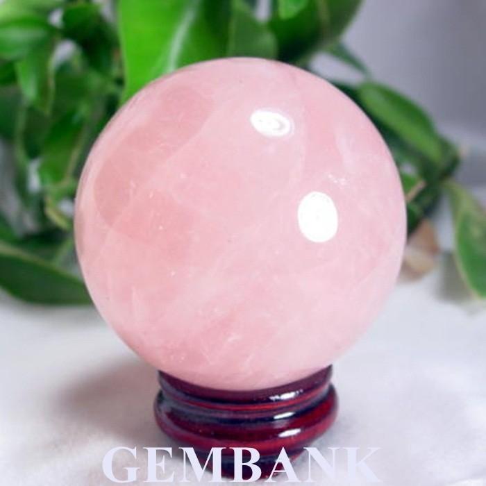 Quả Cầu Thạch Anh Hồng Tự Nhiên 390 Gram