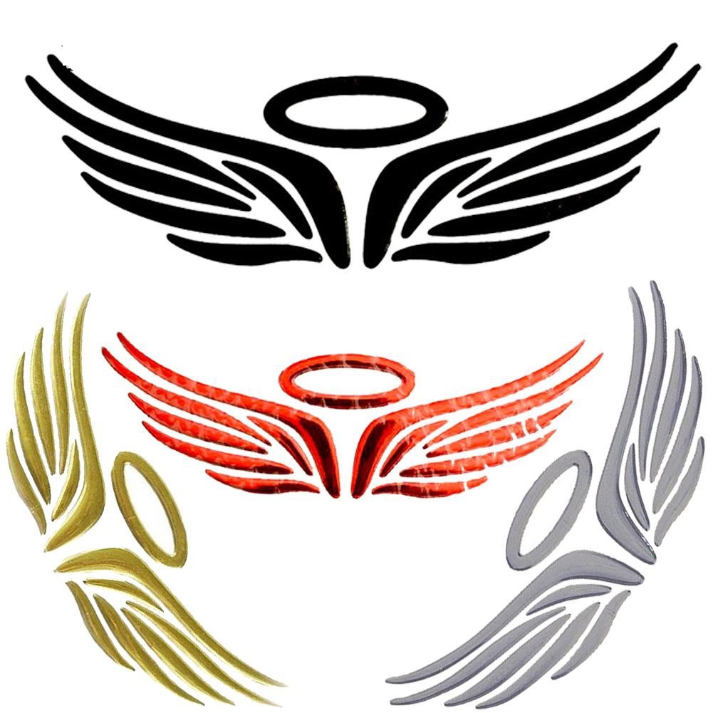 Decal 3D Đôi Cánh Dán Xe Trang Trí Xe Ô Tô