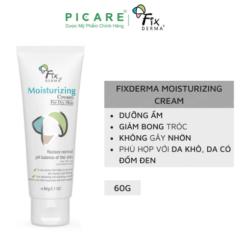 Kem Dưỡng Ẩm Cho Da Khô Bong Tróc Fixderma Moisturizing Cream 60g