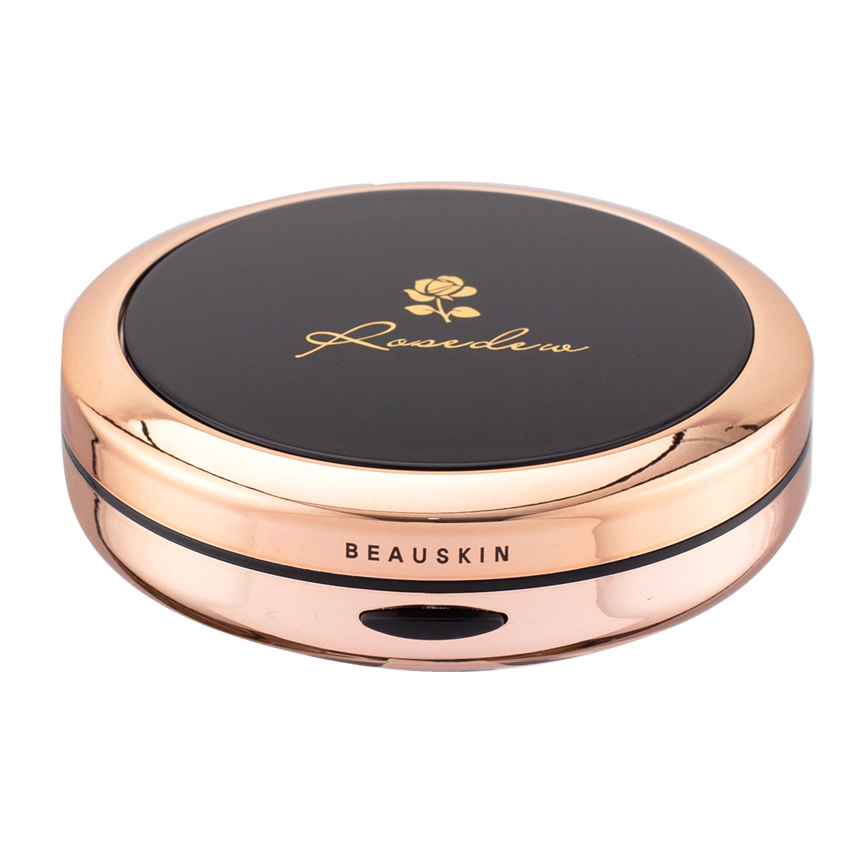 Phấn phủ kiềm dầu siêu mịn Beauskin Rosedew Finish Two Way Cake Hàn Quốc 12g tặng kèm thêm móc khóa